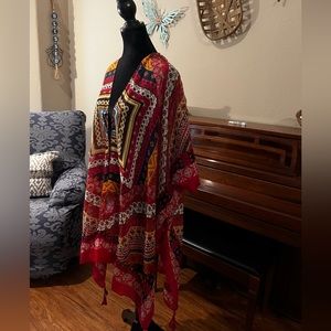 Boho style kimono/swimsuit coverup